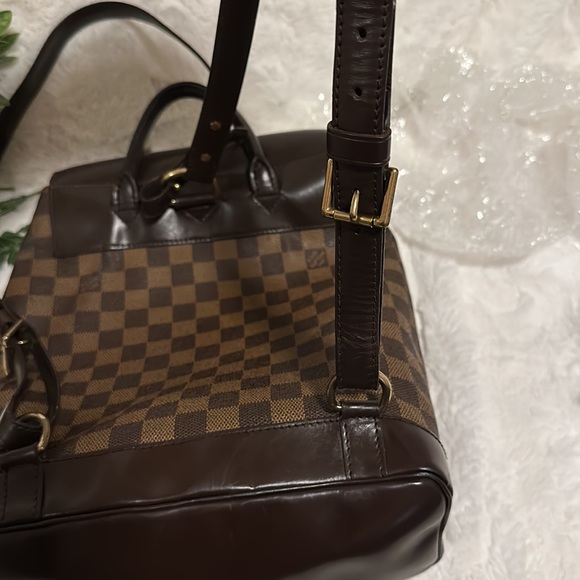 LOUIS VUITTON Damier Ebene Soho Backpack 1999 Classic mint Authentic Vintage - Picture 12 of 16